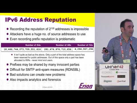 UKNOF42 - An Overview of IPv6 Security
